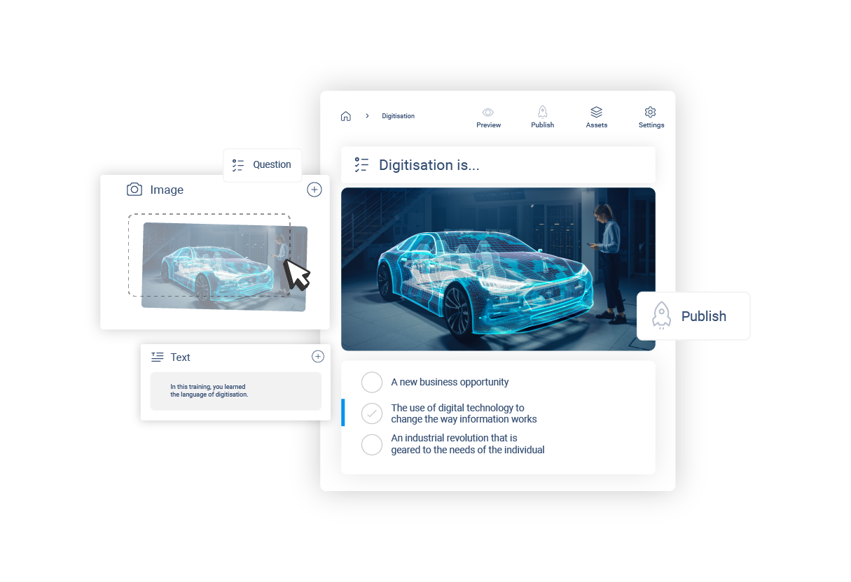 screenshot of imc Express